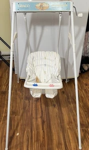 Vintage Graco Swyngomatic 1100K Wind-Up Crank Baby Swing - Picture 1 of 15