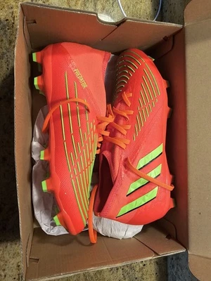 Adidas Predator Edge.2 F2 - Botines de fútbol naranja y verde unisex hombres 9 mujeres 10 Foto 1 de 4