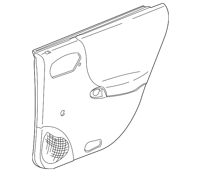 Panel de moldura de puerta genuino GM 22682203 CANTIDAD 1 Foto 1 de 2