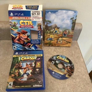 Crash Team Racing - Nitro Fueled (Nitros Oxide & Pin Bundle) (PS4) - Picture 1 of 9