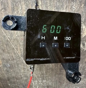 95-04 Tested Toyota Tacoma Digital Clock Bezel Assembly OEM Black Green Display - Picture 1 of 3