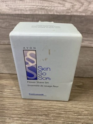 Conjunto de barbear descartável Avon Skin So Soft Flower - Imagem 1 de 4