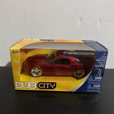 2009 Jada Toys  Dub City Red 2010 Ford Mustang GT 1:32 Scale Diecast Model NIB - Image 1 of 4