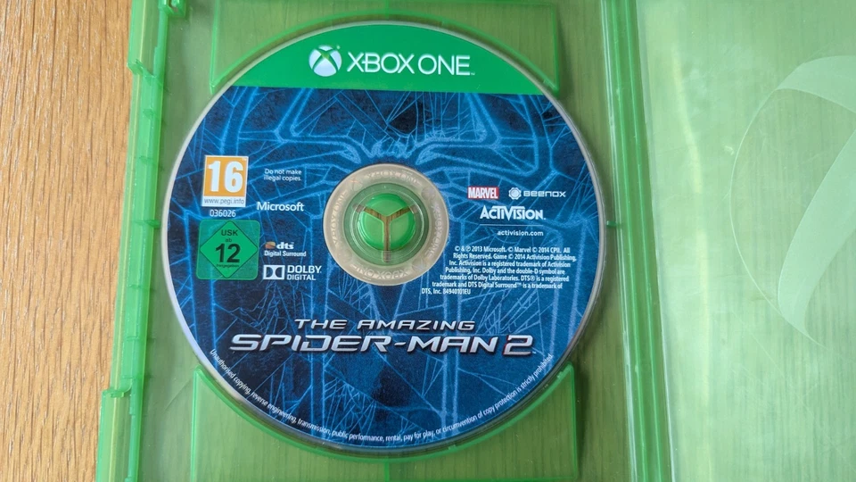 The Amazing Spider-Man 2, Xbox One - Disc Only — 第 1/1 张图片