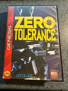Zero Tolerance - Sega Genesis (Gen) - Solo juego y caja, sin manual - Imagen 1 de 3