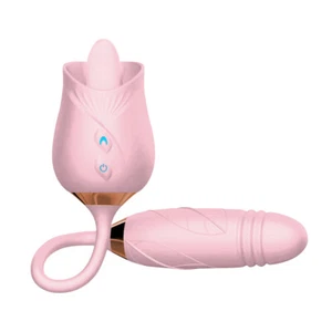 2024 New Rose Female Anniversary Female Birthday Gift Massage Tongue Licking - Picture 1 of 9