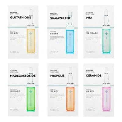 MISSHA Mascure Sheet Mask 28mL 5 PCS (8 Types) - Image 1 of 4