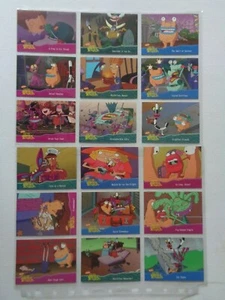 Fleer Ultra AAAHH Real Monsters Full Set + 10 Karten Coloring Chase Set  - Bild 1 von 6
