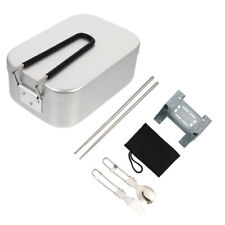 Aluminum Lunch Box Camping Bento Lunchbox Outdoor