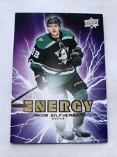 NHL Card, Jakob Silfverberg, Pure Energy, UD1 2019-20, Ducks