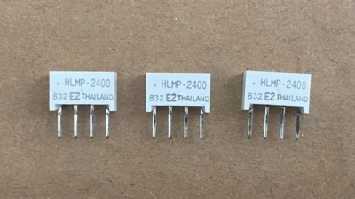 HLMP-2400 Avago, LED Bars & Arrays Yellow 1 Elemt 2.1 V 20 mcd, 200pcs - Image 1 of 4