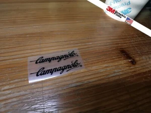 Campagnolo logo X2 black decal sticker adesivi autocollant ステッ - Imagen 1 de 2