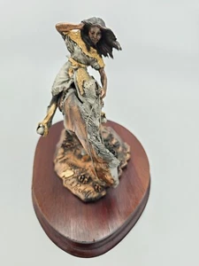Vintage C.A. Pardell Legends Bronze Skulptur SACAJAWEA Short Rest 957/2500 Mixed Me - Bild 1 von 9