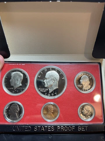 1977 US Mint Proof Set OGP Cover