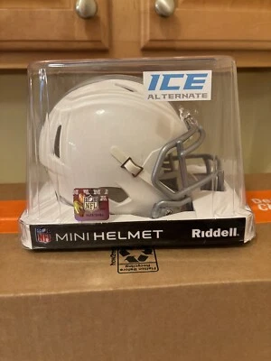 Mini casco de fútbol americano Cleveland Browns personalizado Ice velocidad Riddell con caja Foto 1 de 4