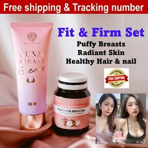Set Kunjuna Skin care Supplement Feminine Nourish Breast Skin Hair Nail Fit Firm - Picture 1 of 24