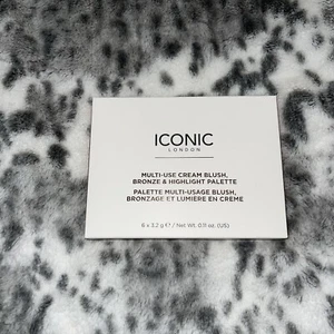 Iconic London Multi-Use Cream Blush, Bronze & Highlight Palette New In Box - Picture 1 of 7