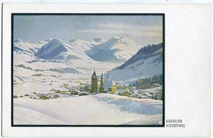 Kessler-Künstler-AK KITZBÜHEL /TIROL im Winter, Schnee 10/20er - Picture 1 of 1