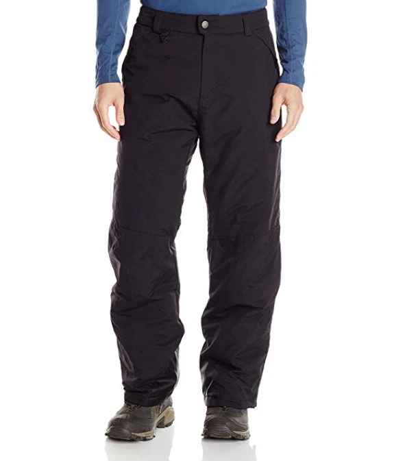White Sierra T9705M32 Mens Toboggan Insulated Ski Snowboard Pant 32 Inch Inseam Black XL