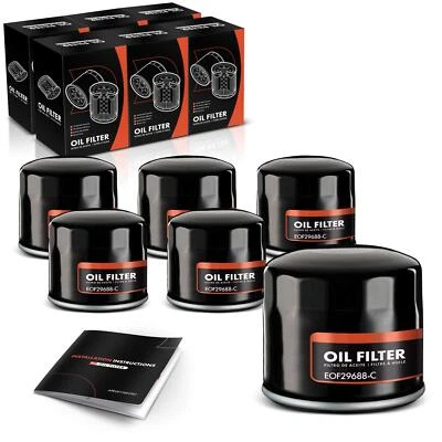 Nuevo filtro de aceite de motor 6 piezas para Honda Accord Hyundai Tucson Kia Optima Subaru 10K Foto 1 de 4