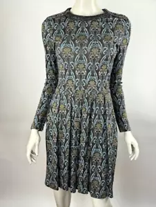 Tory Burch verziertes Lulu Blumenkleid Damen XS EUC Rundhalsausschnitt Langarm - Bild 1 von 20