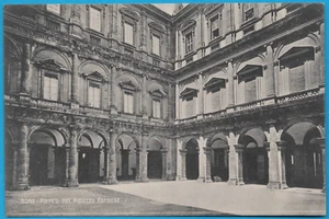 Roma Portico nel Palazzzo Farnese Anno 1909 FP cartolina vintage postcard MA1890 - Imagen 1 de 2
