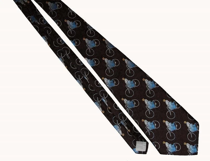 Corbata con textura marrón oscuro de colección Hardy Amies London para hombre Foto 1 de 1