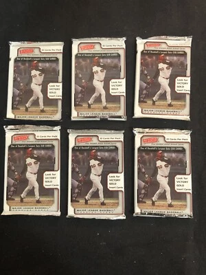 2002 Upper Deck Victory BASEBALL (6) Packs Sealed From Box - Image 1 of 3