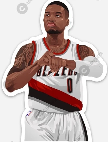 Dame Time Damian Lillard MAGNET - Portland Trailblazers NBA basketball Cover