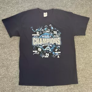 New England Patriots Tom Brady T-Shirt 2014 Super Bowl Champions Gronk Edelman L - Bild 1 von 7