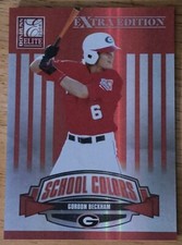 2008 Donruss Elite Extra Edition School Colors #5 Gordon Beckham/1500