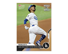 Mookie Betts - MLB TOPPS NOW Card 479 - World Series Game 6 HR WIN Victory 2020