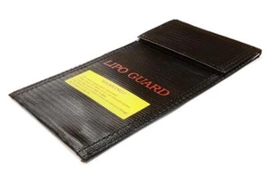LiPo Guard X-Small Battery Bag for Charging and Storage - Black (100x200mm) - Picture 1 of 1