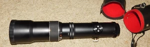 WOCO 400mm telephoto camera lens 1:63 No 31508 caps and case - Picture 1 of 9