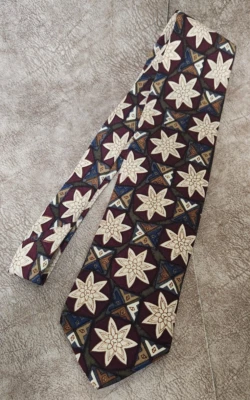 Corbata Bass 100 % seda para hombre multicolor geométrica multicolor 59" x 3,75" Foto 1 de 4