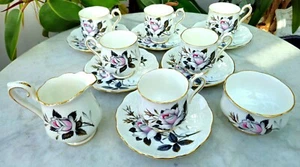 Royal Albert Bone China Queens Messenger Pattern part coffee set - WB1 - Picture 1 of 7