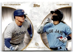 2022 Topps Dynamic Duals #4 Bo Bichette / Matt Chapman PR1725 - Bild 1 von 2