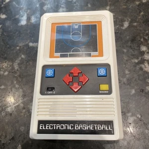 Mattel Basic Fun Electronic Basketball Handheld Game Retro Style Throwback - Picture 1 of 3