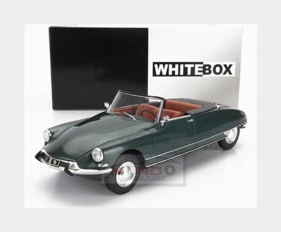1:24 WHITEBOX Citroen Ds19 Cabriolet Open 1961 Green Met WB124180 - Immagine 1 di 2