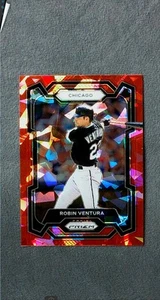 Panini Prizm Red Ice Prizm #287 Robin Ventura White Sox 2024 - Imagen 1 de 2