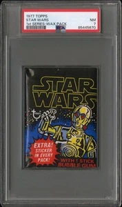 1977 Topps STAR WARS 1st Series WAX PACK PSA 7 NM NearMint Unopened Sealed ~5670 - Picture 1 of 3