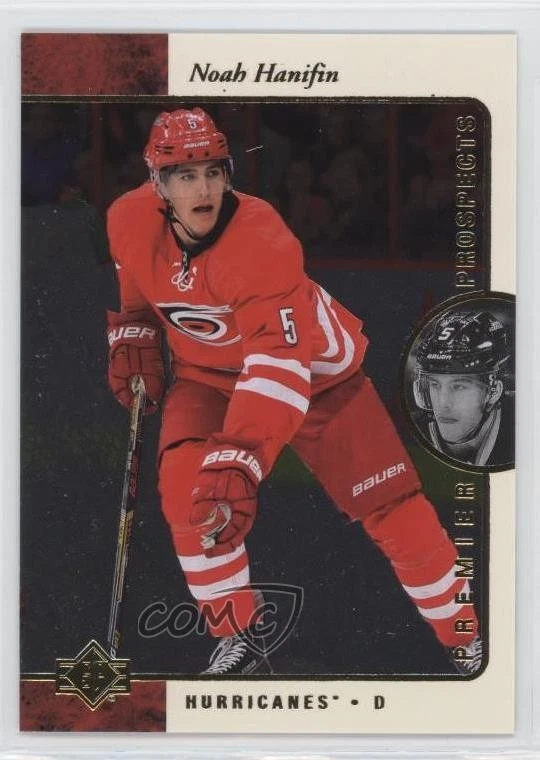 2015-16 SP Authentic 1995-96 Retro Premier Prospects Noah Hanifin #R46 Rookie RC - Image 1 of 2