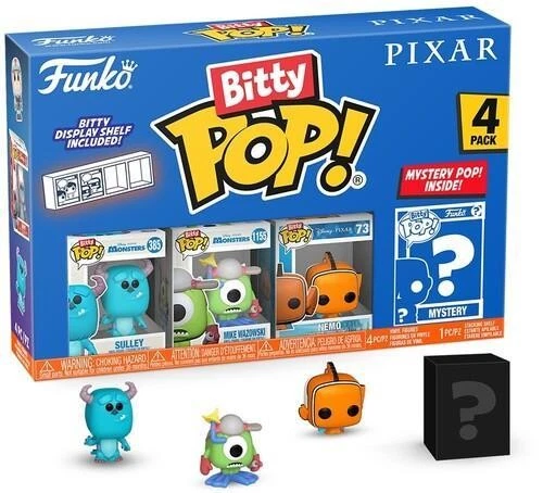 Funko Pop: Pixar - Monsters Inc. Bitty 4PK Foto 1 de 1
