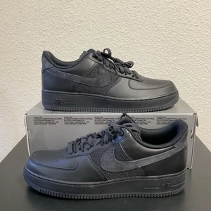 Nike Slam Jam x Air Force 1 Low Black Off Noir Size 12 - Picture 1 of 12