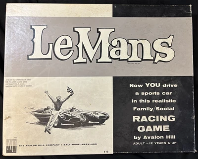 LeMans - Avalon Hill - Completo. Excelentes piezas. Boxtop tiene una esquina dividida. Foto 1 de 4
