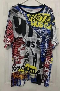 NWT Encrypted AOP Graphic T- Shirt Multicolor Men’s Size 3XL - Picture 1 of 3