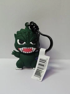 Godzilla 2000 Monogram Godzilla 3D Figural Bag Clip Series 3 Keychain New/Open - Picture 1 of 2
