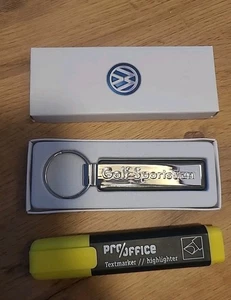 ★ Neuer Original VW Golf Sportsvan Emblem Schlüsselanhänger - Volkswagen Golf ★ - Bild 1 von 3
