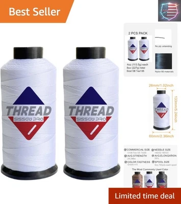 750 yardas de hilo de nailon adherido 138 - Perfecto para proyectos de tapicería y lona Foto 1 de 4