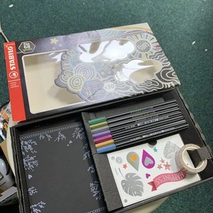 Premium Metallic Fibre-Tip Pen - STABILO Pen 68 metallic - Tin of 7- Assorted - Picture 1 of 3